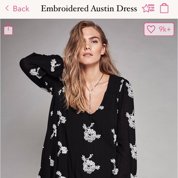 Free People Embroidered Austin Mini Dress - Picture 4 of 4